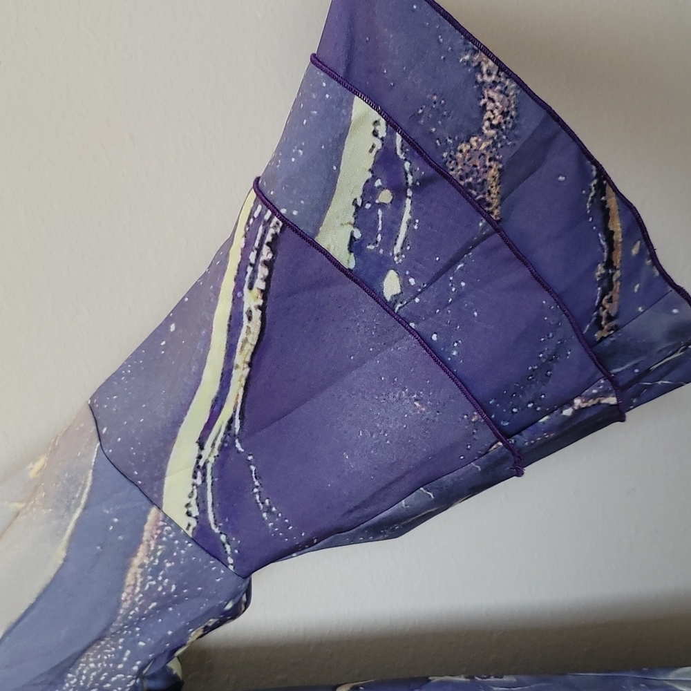 NEW Size Large Dress Blue/Purple & Gold - Picture 4 of 5